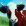 Peinture d'une vache, acrylique sur toile. Par LiliFlore.
